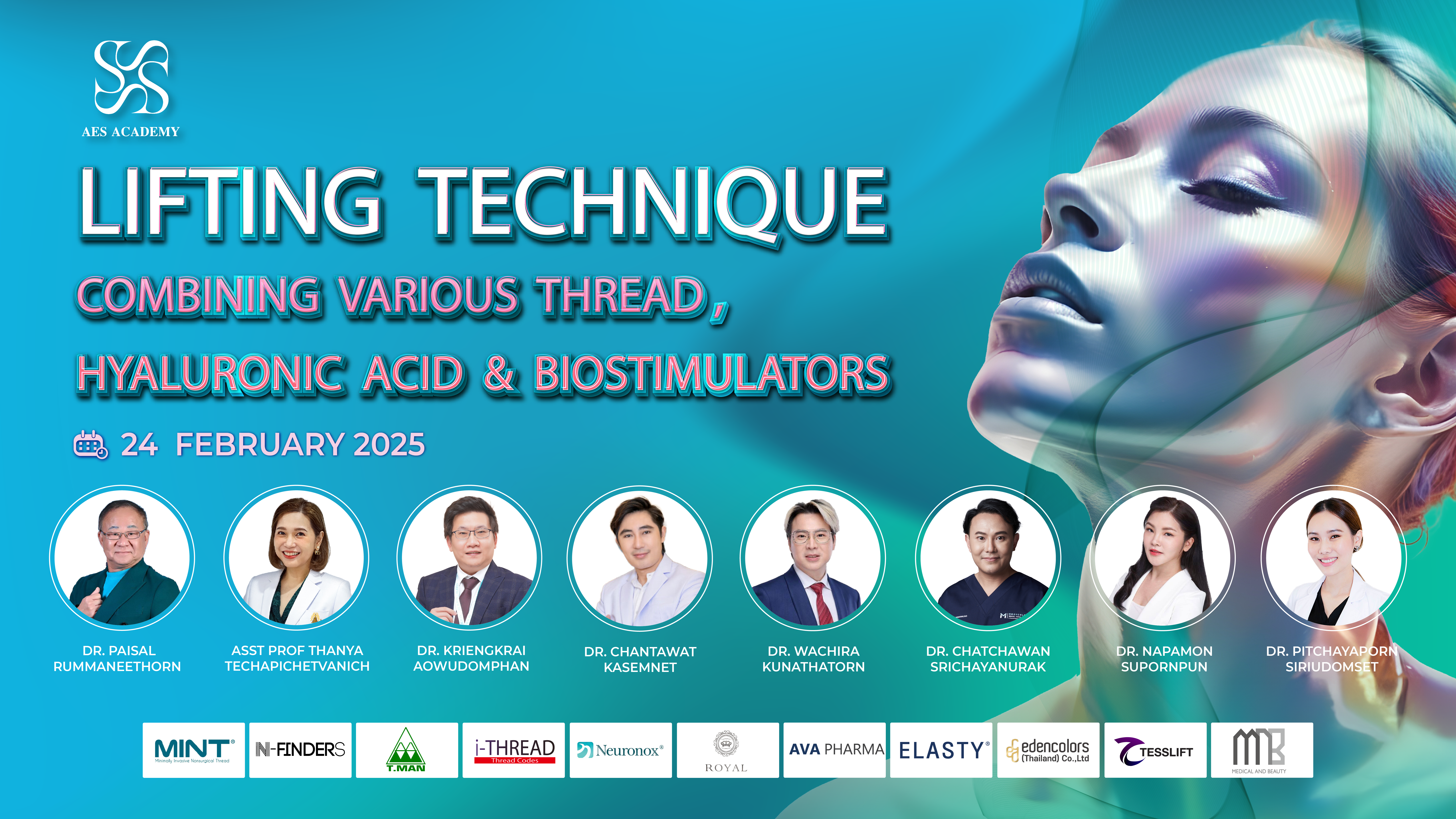 Lifting Technique Combining Various Thread , Hyaluronic Acid & Biostimulators